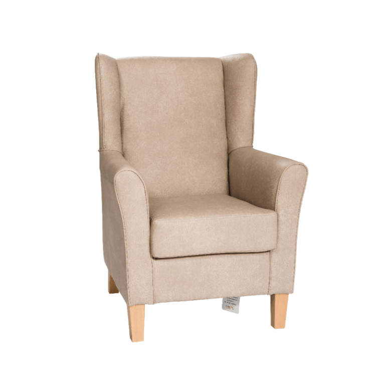 Alice Wingback Chair in Ryde Oyster for web