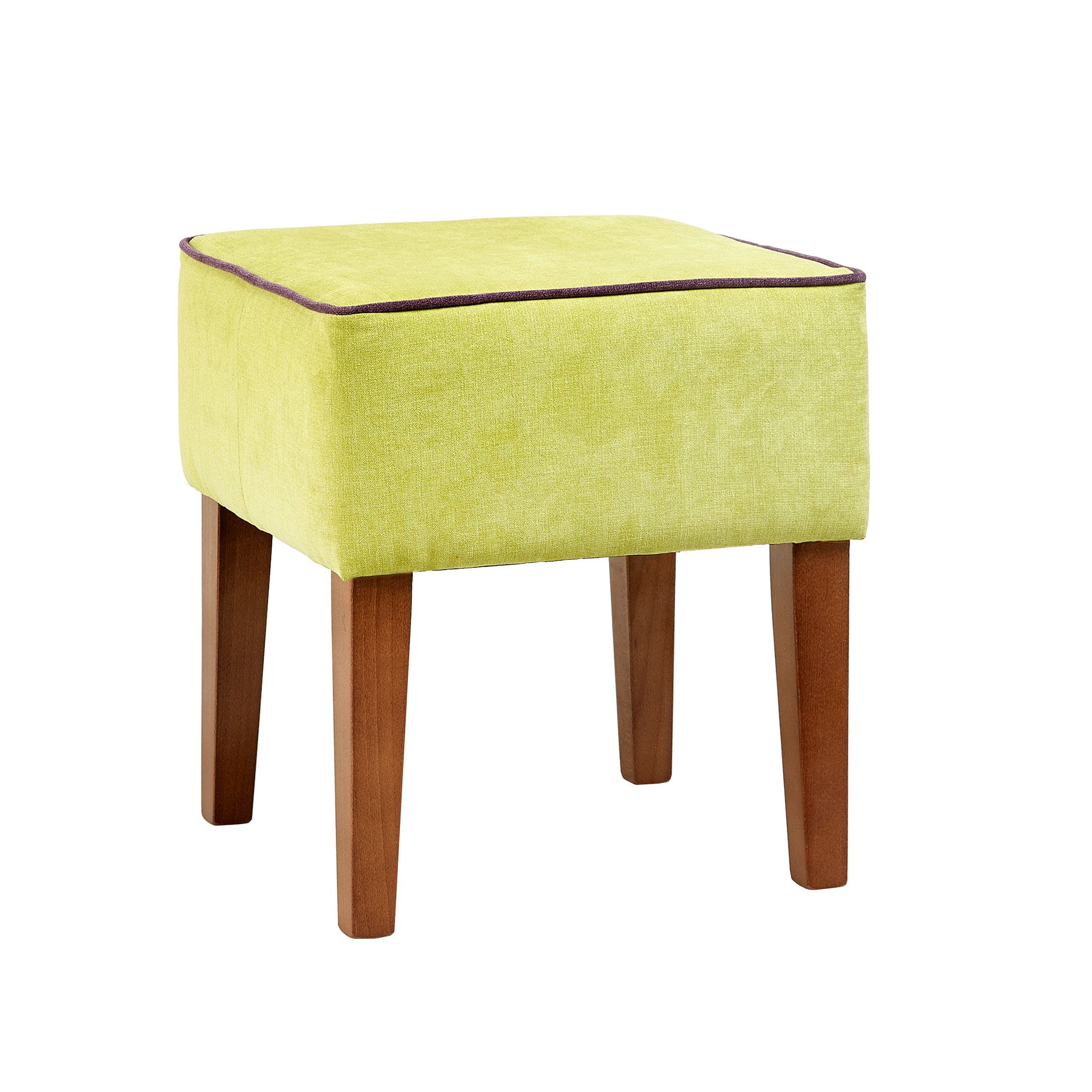 High Square Footstool