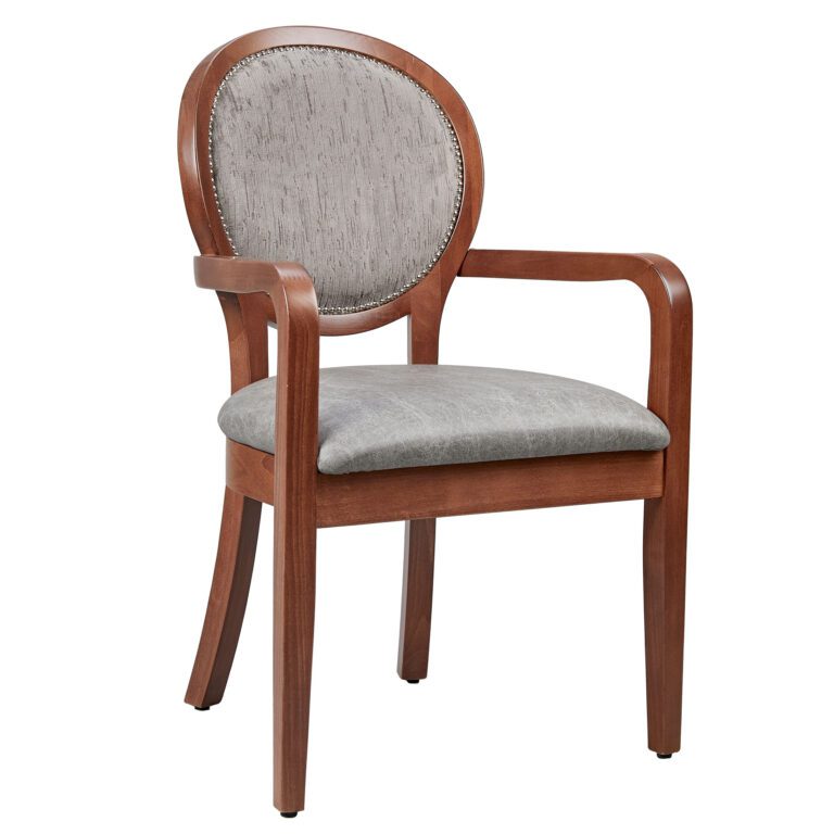 Lavia Chair With Arms - walnut