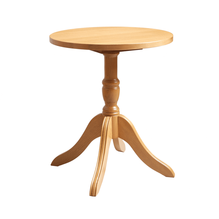 Livonia Small Traditional Pedestal Table - oak