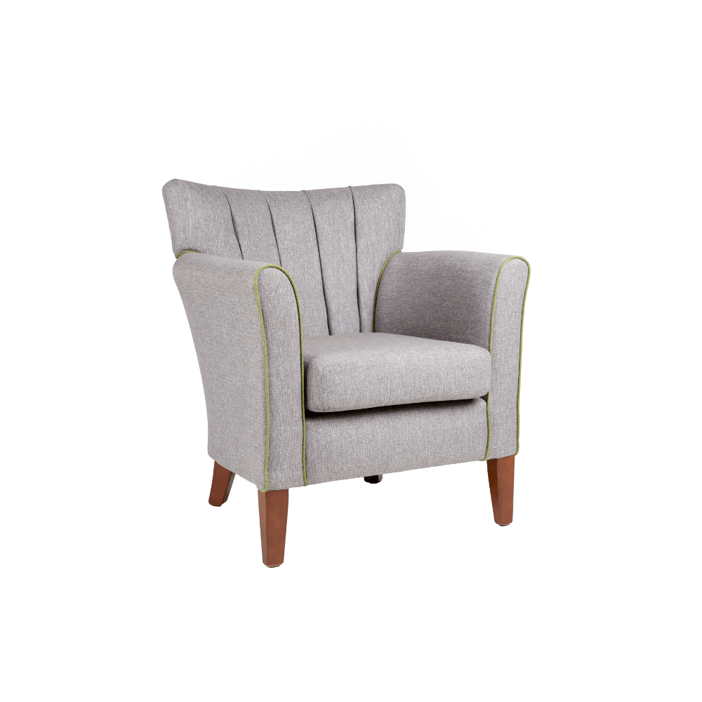 Torino Fluted Medium Back Chair