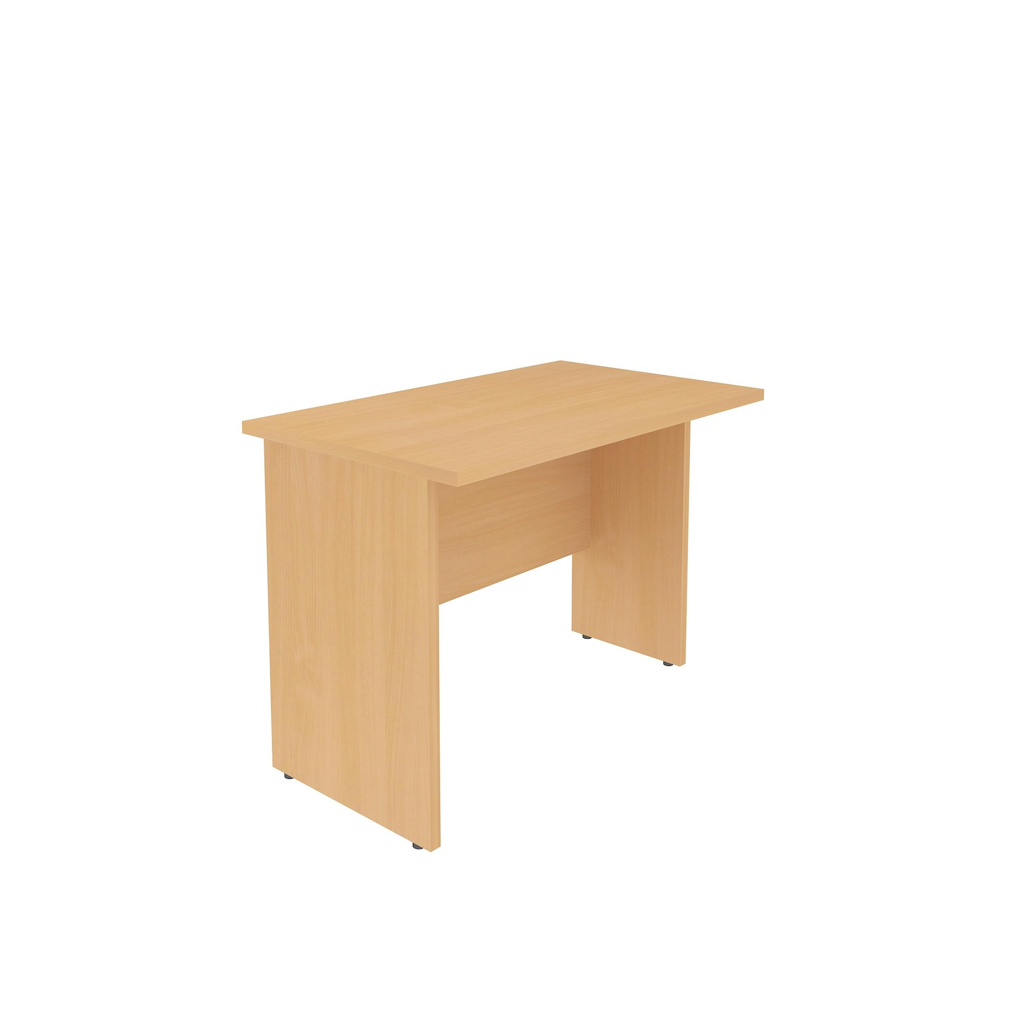 DDD101 Opto Straight Extension Desk with Cut Back Leg