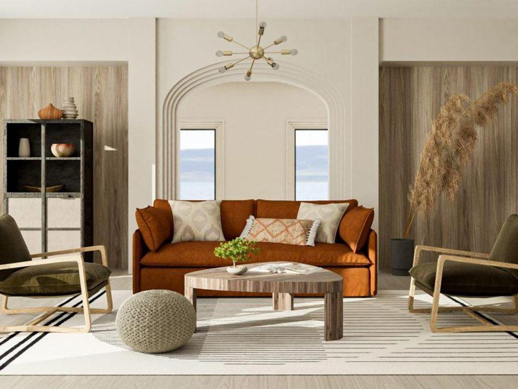 arthy tones care home room design