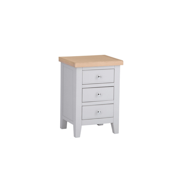 WAYB3450G Waylen 3 Drawer Bedside Table