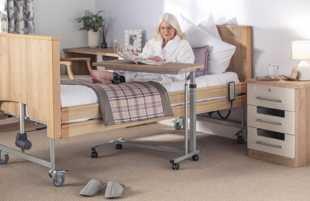 Mulberry Hartland Bed with model